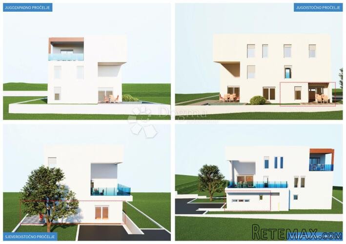 VODICE , MODERAN JEDNOSOBAN STAN S VRTOM - 2