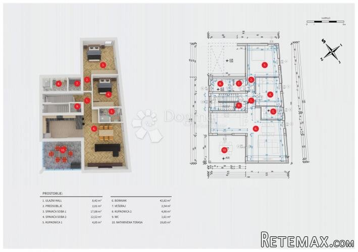 VODICE – PREDIVAN DVOSOBAN PENTHOUSE - 3