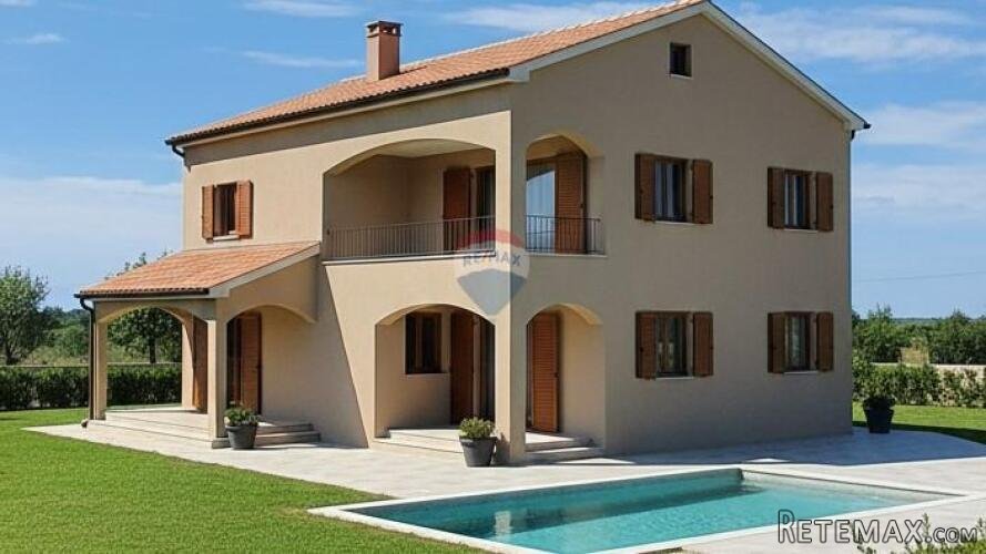 Istra Buje,Momjan-Građevinsko zemljište sa započetom gradnjo