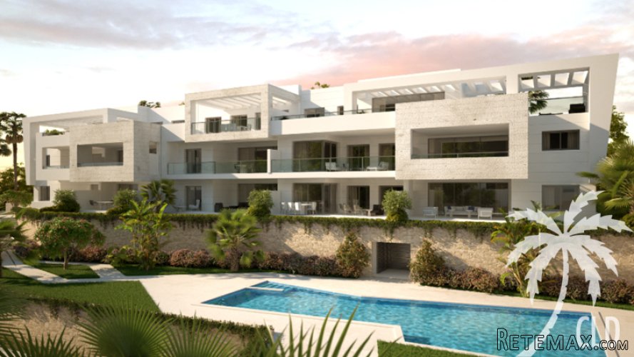 These modern apartments are set in a beautiful countryside..