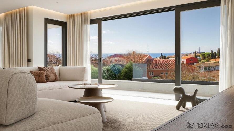 Rovinj - Ekskluzivan stan s panoramskim pogledom na stari gr