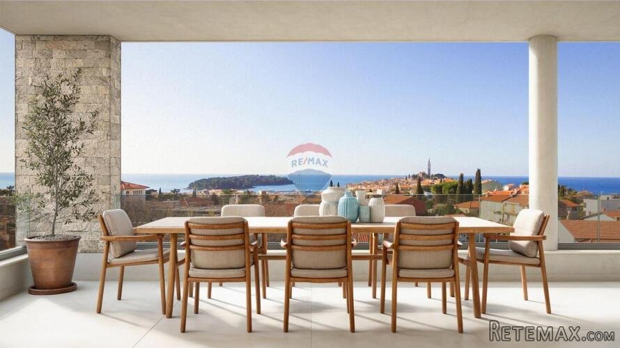 Istra, Rovinj - Ekskluzivni penthouse, neponovljiv pogled na
