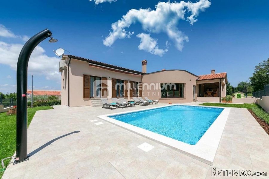 Istra, Labin, moderna vila s bazenom