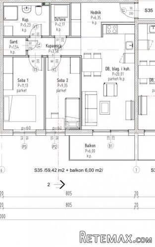 S35-NOVOGRADNJA - GRADIĆI - OD 3.000€ PO M2 - VL.GOR - 2