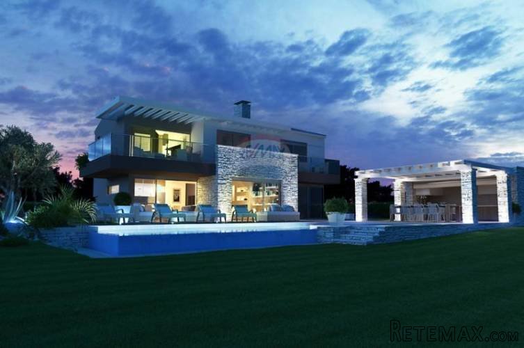 Istra, Višnjan, Villa s pogledom na more - 2