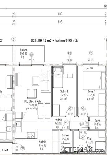 S28-NOVOGRADNJA - GRADIĆI - OD 3.000€ PO M2 - VL.GOR - 2