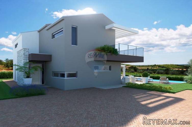 Istra, Višnjan, Villa s pogledom na more - 3