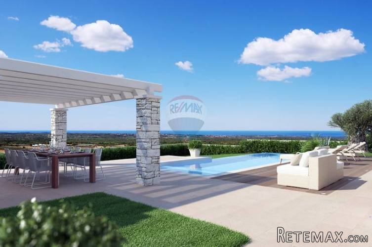 Istra, Višnjan, Villa s pogledom na more - 5