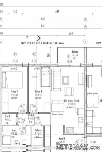 S22-NOVOGRADNJA - GRADIĆI - OD 3.000€ PO M2 - VL.GOR - 2