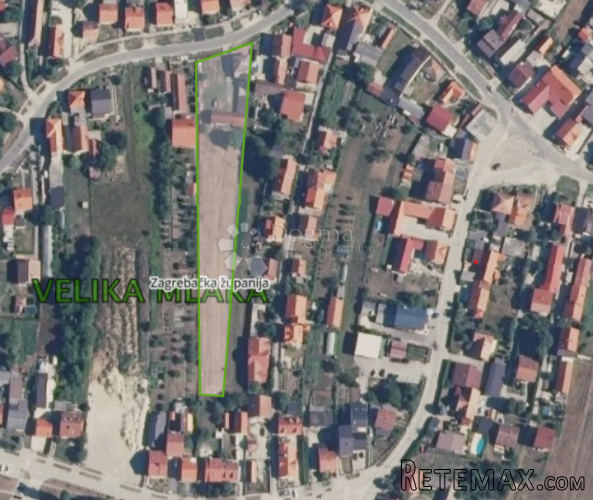 Velika Mlaka, građevinsko zemljište 4361 m2 - investicijski