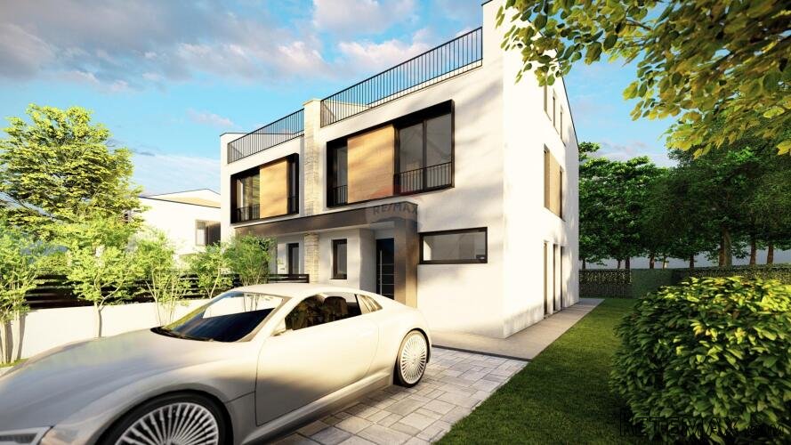 Poreč, okolica, moderna duplex kuća u izgradnji sa pogledom - 3