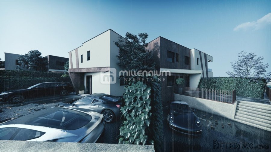 Opatija, Pobri, dvoetažni stan u kući u nizu, 177.33m2 - 2
