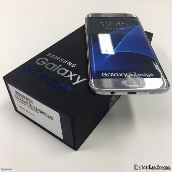 Galaxy s7 edge silver neuf jamais..