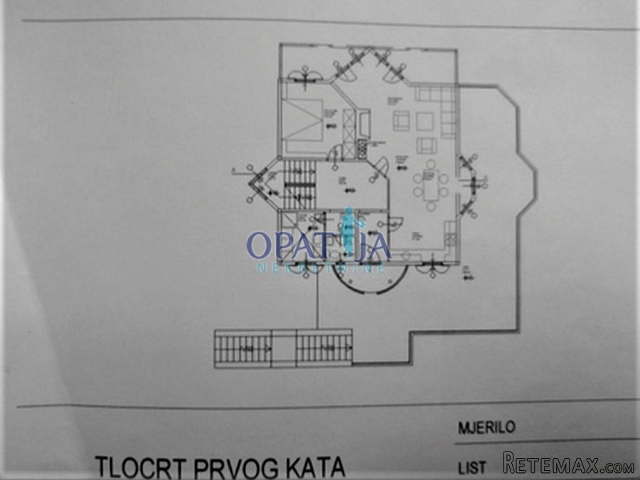Trsat, samostojeća kuća dvorište 1189 m2 m2 garaža 30 m2 - 4