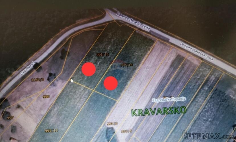 Velika Gorica, Kravarsko, građevinsko zemljište 4114 m2
