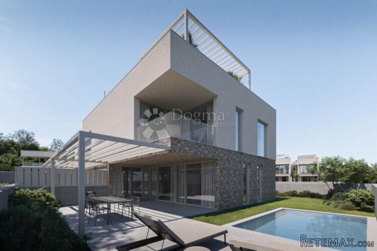 Karigador, Moderan apartman sa krovnom terasom - 3