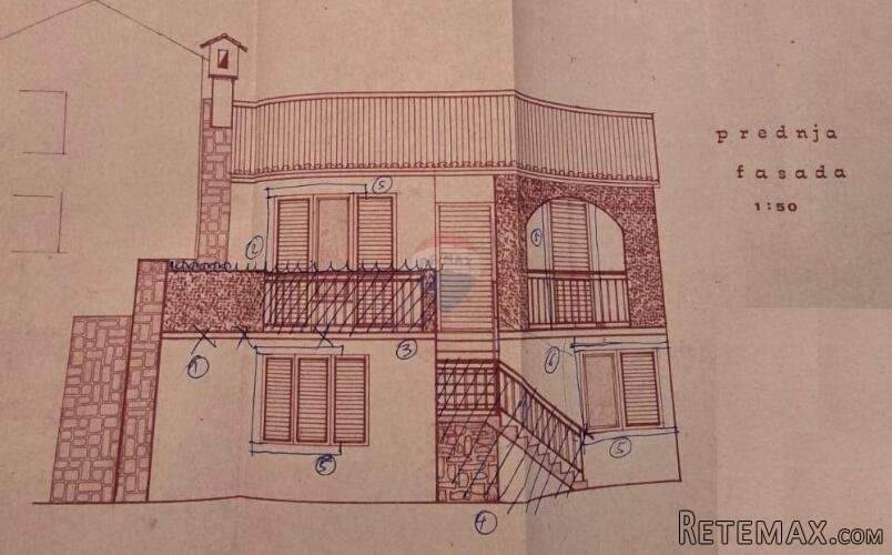 Istra,Rovinj,kuća sa velikom terasom u centru,mirna ulica,bl