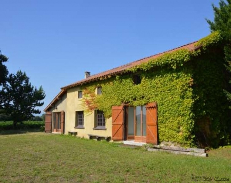 Restored cottage with mature oak grove..