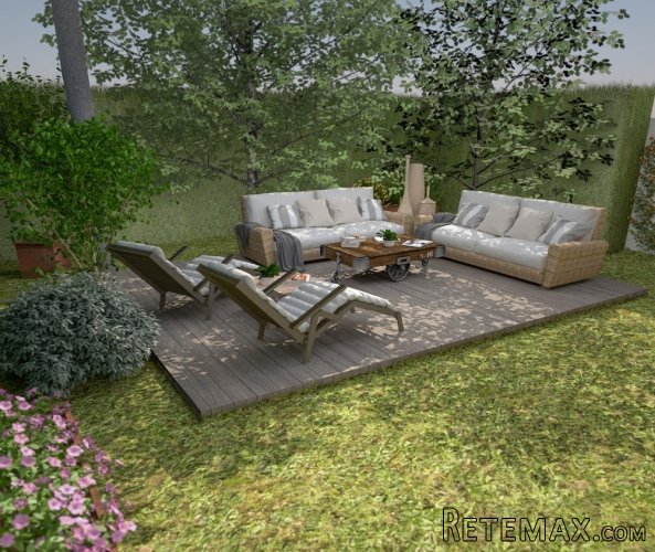 Los bungalows están ubicados en una zona muy tranquila en..