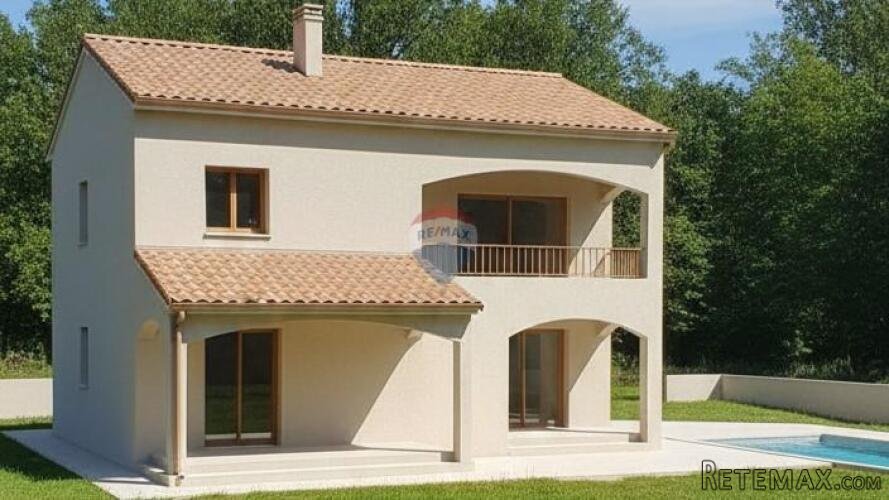 Istra Buje,Momjan-Građevinsko zemljište sa započetom gradnjo - 2