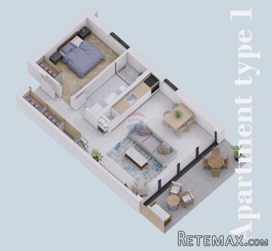 Rovinj okolica - jednosoban stan u prizemlju 58 m2