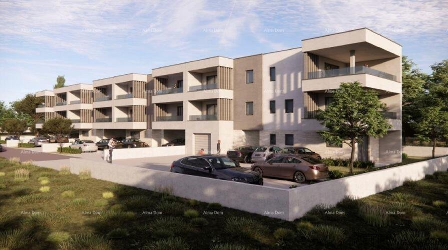ŠTINJAN – NOVOGRADNJA U BLIZINI MORA I GRADA. Stan D Zgrada.. - 2