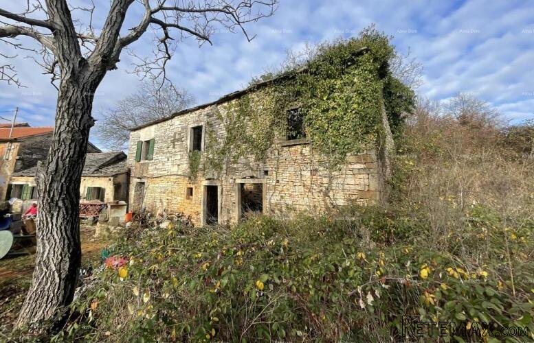 Prodaja - kamena istraska kuća za renovaciju s velikim..