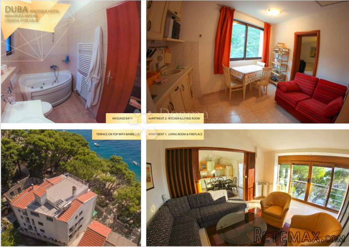 Boutique hotel prvi red do mora