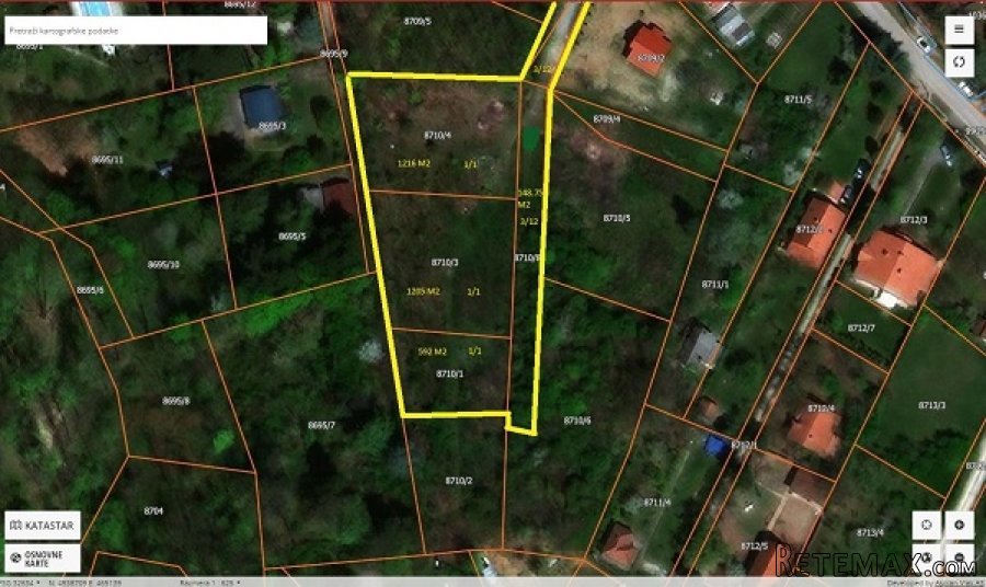 Avala,Tresnja,Koviona plac 40.84ari-moze deo - 2