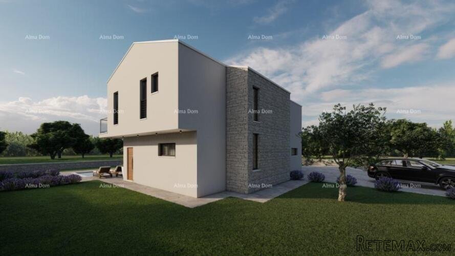 Građevinsko zemljište s projektom vile s bazenom, Rebići - 2