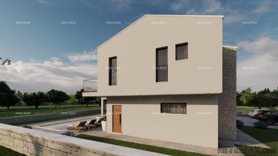 Građevinsko zemljište s projektom vile s bazenom, Rebići - 3