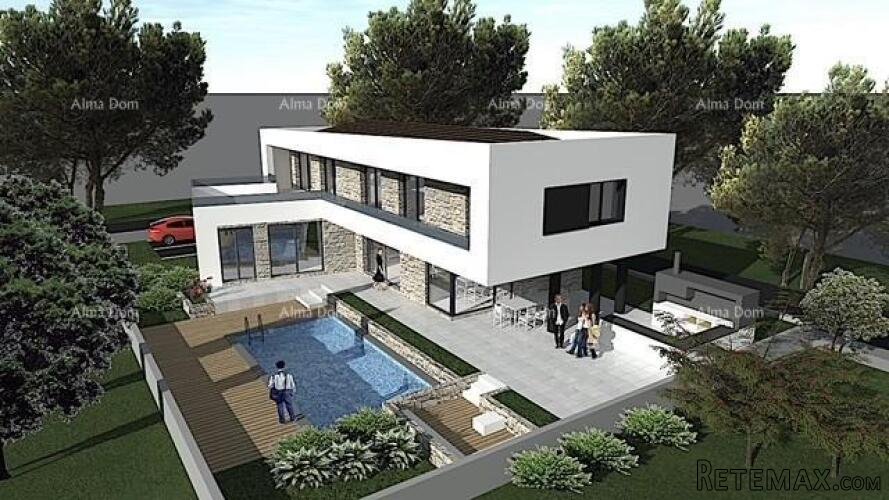 Samostojeća vila s bazenom i pogledom na more! Krnica..