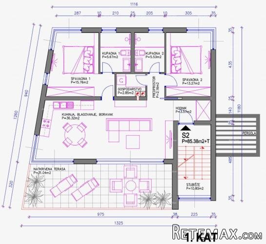 Prodaja stanova u novoj projektu, 200 m od mora Medulin! - 5