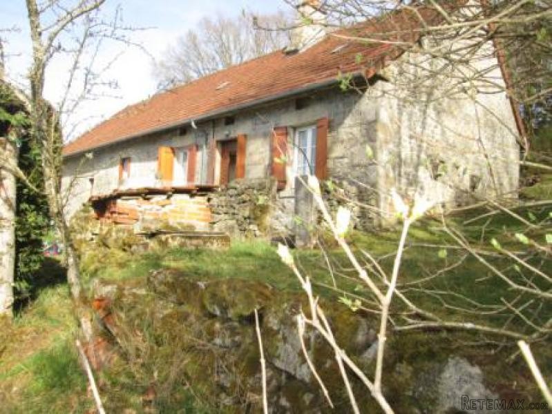 Country House with Attached Barn
