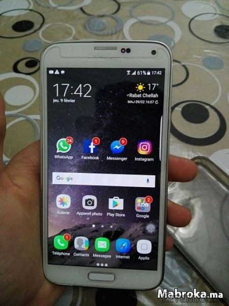 S5 blanc 4g jdiid