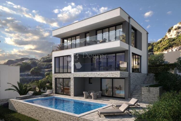 MODERNA LUKSUZNA VILA S POGLEDOM NA MORE - PELJEŠAC