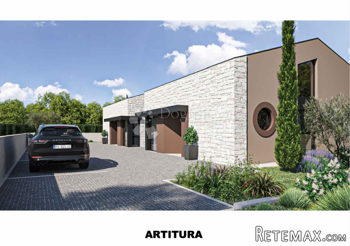 Moderna kuća s bazenom i galerijom – projekt 2