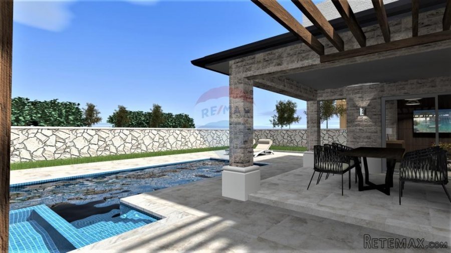 Otok Krk - Vrbnik, kuća s bazenom u izgradnji - 5