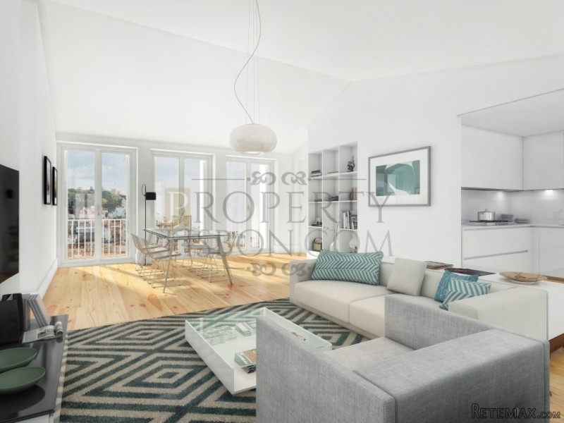 T2 Lisbon Apartment with Terrace for.. - 2
