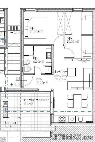 Moderan apartman u bloku C, blizina Umaga! - 3