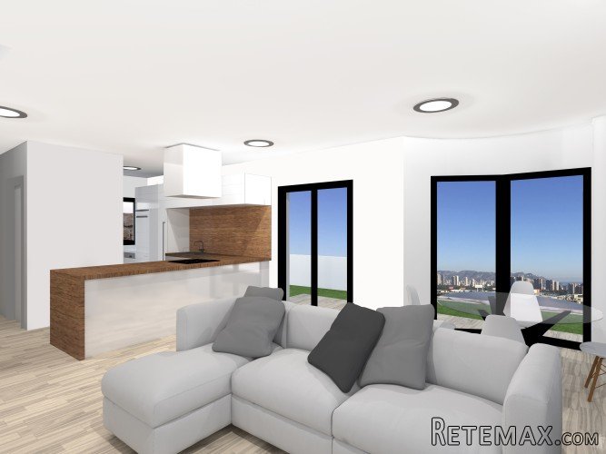 This project with stunning views over Benidorm has homes.. - 3