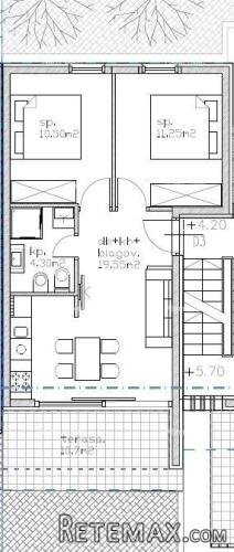 Moderan apartman u bloku D, blizina Umaga! - 3