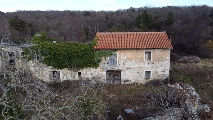 Istra, Oprtalj - istarska kuća s velikom okućnicom u okolici - 3
