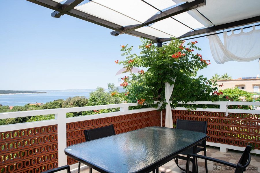 Otok Rab, Gonar, kuća 4 apartmana, 2 bazena, pogled - 5