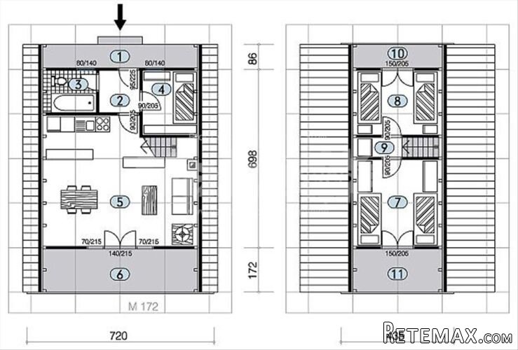 Zidana vikend kuca na Goliji 105m2 - 14
