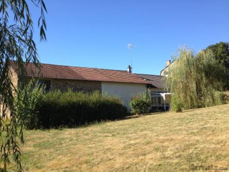 Country House with Attached Barns