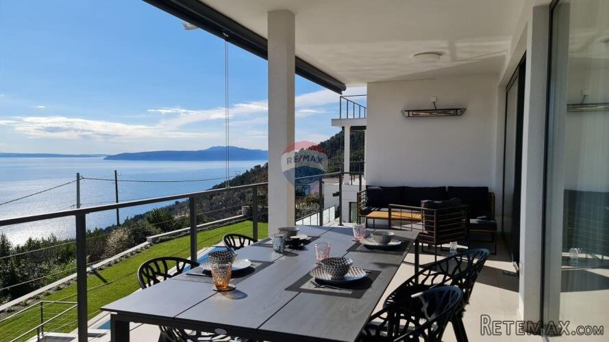 Opatija, Lovran - prostran i moderan stan s panoramskim pogl - 2