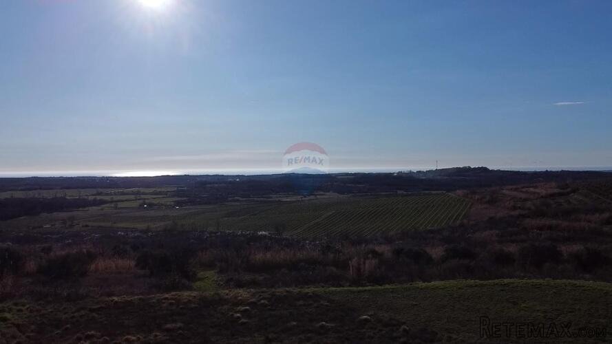 Istra, Buje - Građevinsko zemljište s pogledom na more