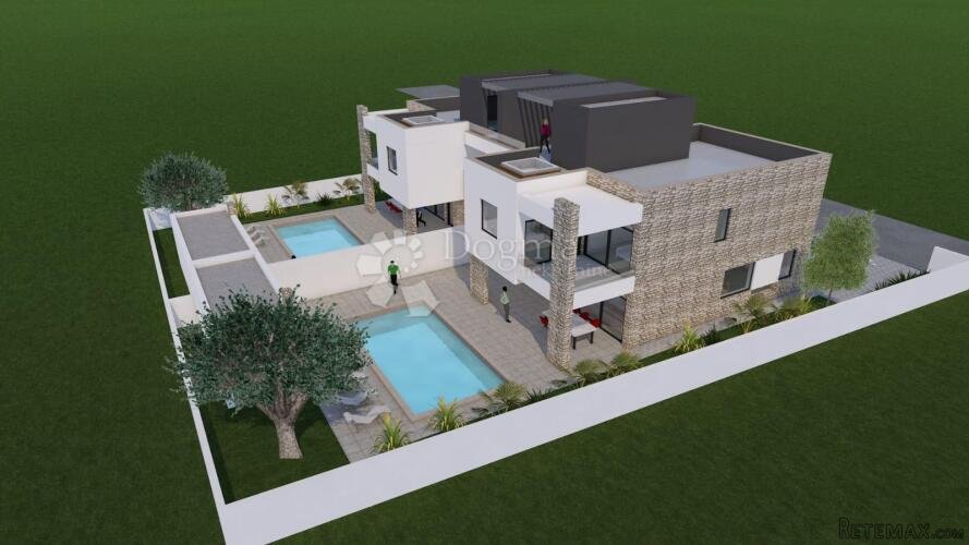 DVOJNA VILLA S BAZENOM I KROVNOM TERASOM U VRSIMA - 2