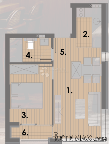PROJEKT JAHORINA - zgrada A1 apartman 22 na 2.katu